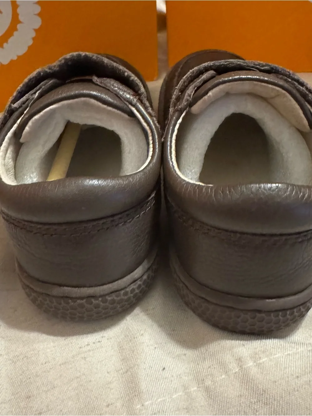 Livie & Luca Maverick brown Leather School Uniform Loafers Toddler 9